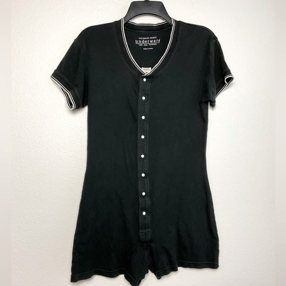 Vintage Victoria's Secret Cotton Sleep Romper